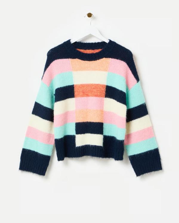 Shetland S10 Multicolor Colorblock Sweater