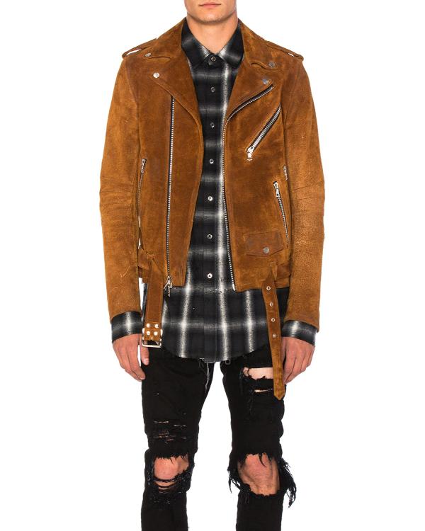 The Voice S28 Michael Buble Brown Suede Jacket