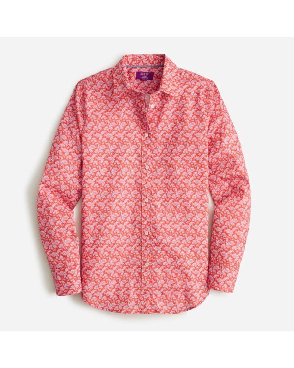 The Today Show 2025 Kathy Park Red Floral Printed Shirt