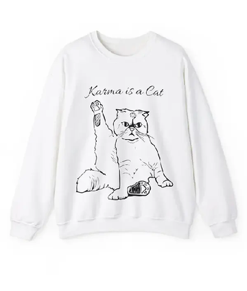 Taylor Swift Karma Is a Cat Sweatshirt