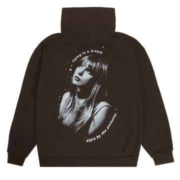 Taylor Swift Midnights Living In A Dream Brown Hoodie