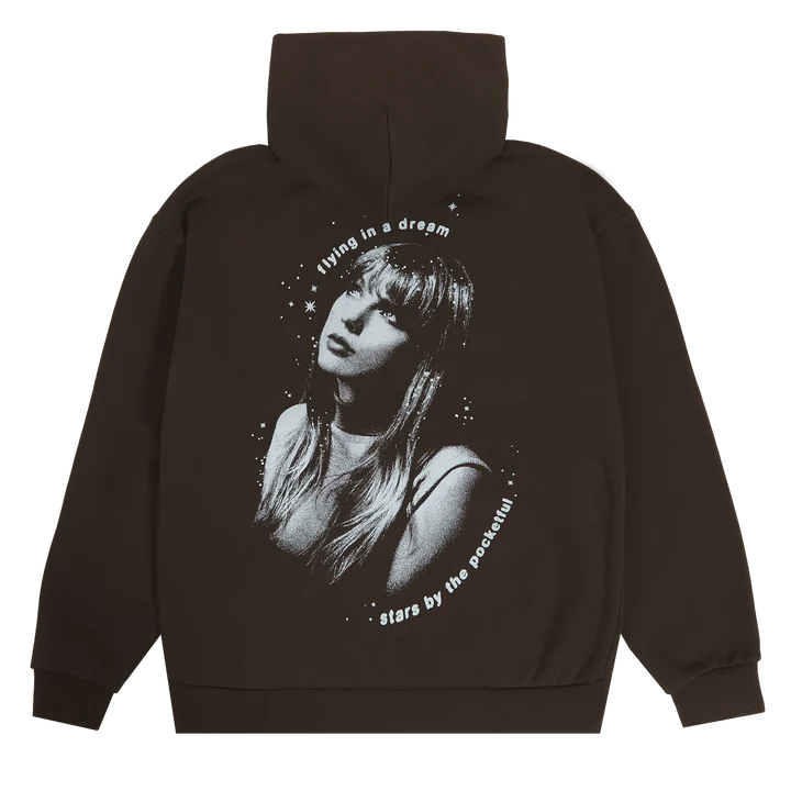 Taylor Swift Midnights Living In A Dream Brown Hoodie
