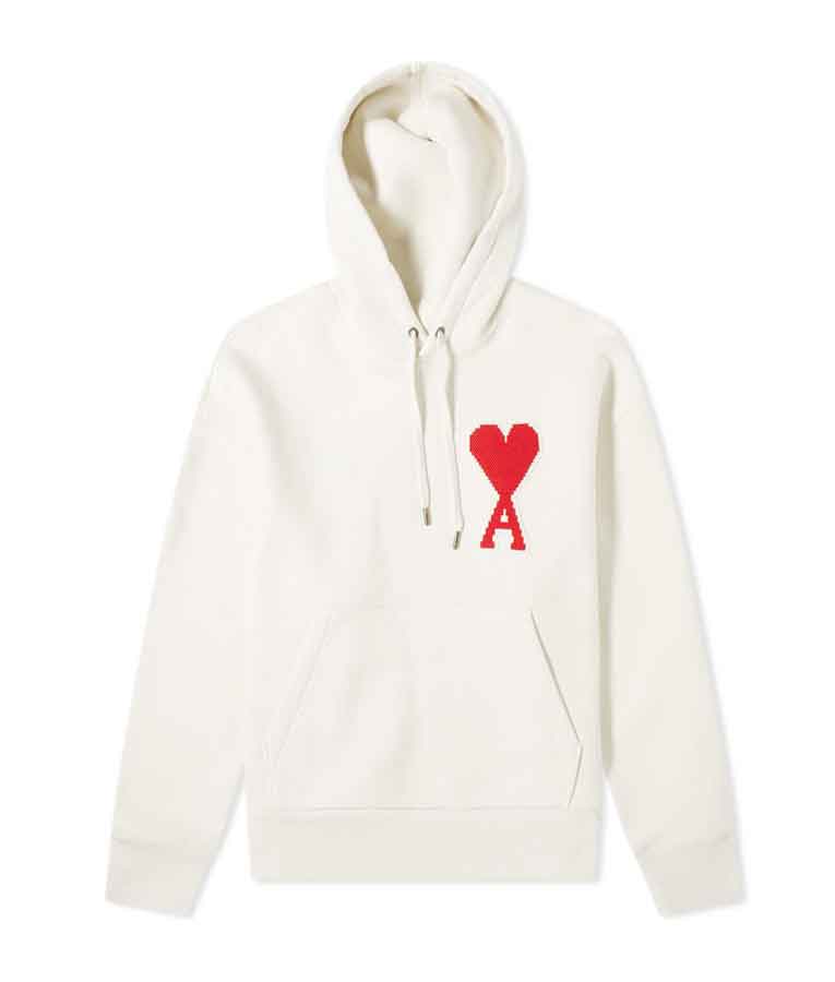 Ted Lasso Keeley White & Red Heart A Hoodie