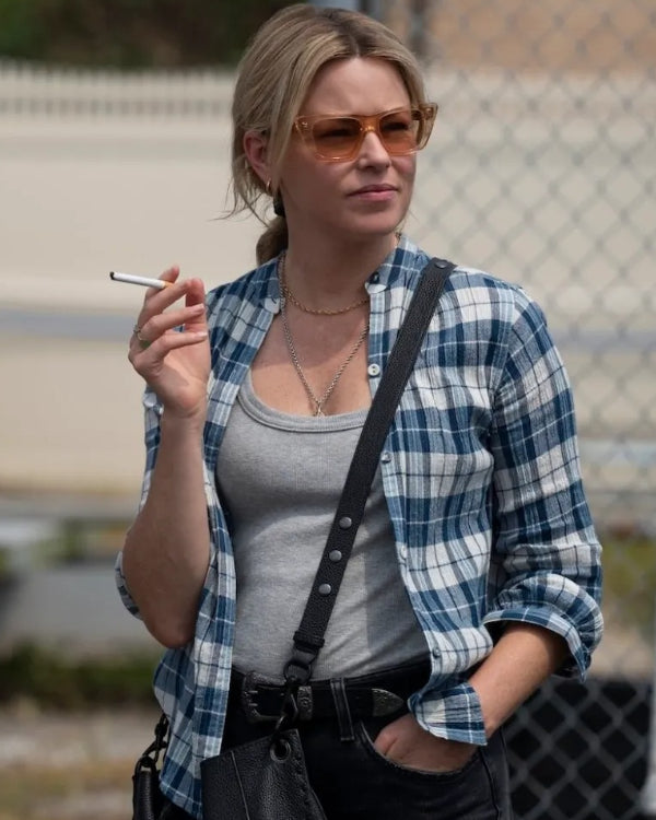 The Better Sister Elizabeth Banks Plaid Shirt