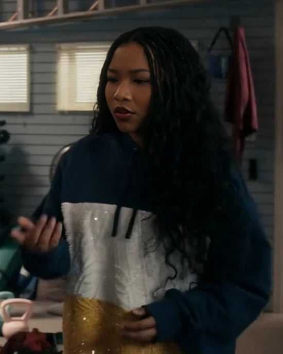 The Equalizer Laya DeLeon Hayes Color Blocked Hoodie