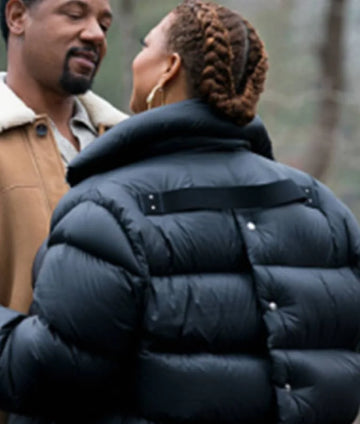 The Equalizer S05 Queen Latifah Black Puffer Down Jacket