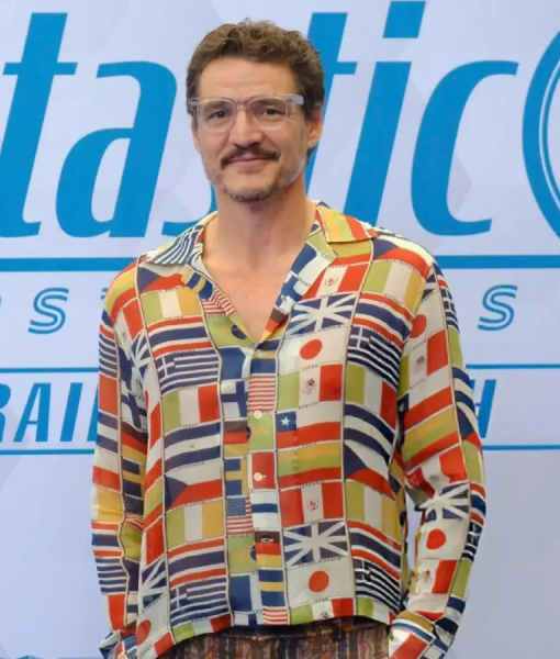 The Fantastic Four First Steps Pedro Pascal Flags Shirt