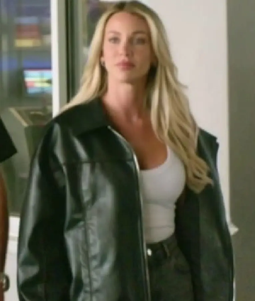 The Mcbee Dynasty S02 Calah Jackson Black Leather Jacket