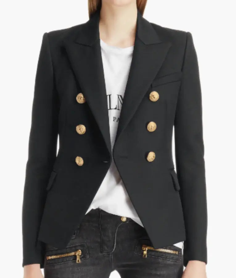 The Real Housewives of Miami Larsa Pippen Black Blazer