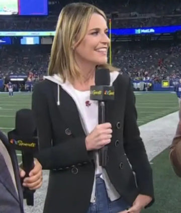 The Today Show 2025 Savannah Guthrie Double Breasted Blazer