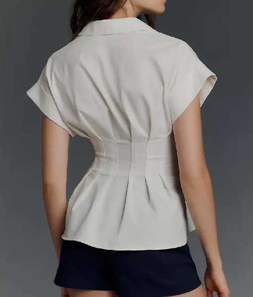 The Today Show 2025 Savannah Sellers Double Buckle Shirt