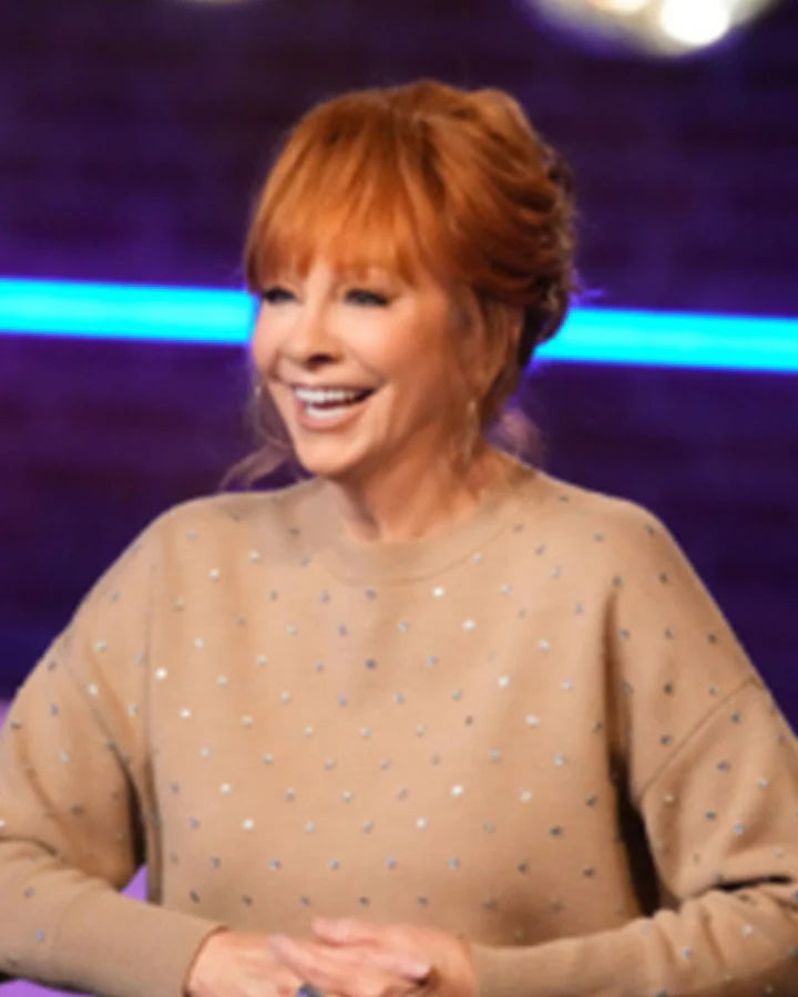 The-Voice-S26-2024-Reba-Mcentire-Beige-Wool-Jumper