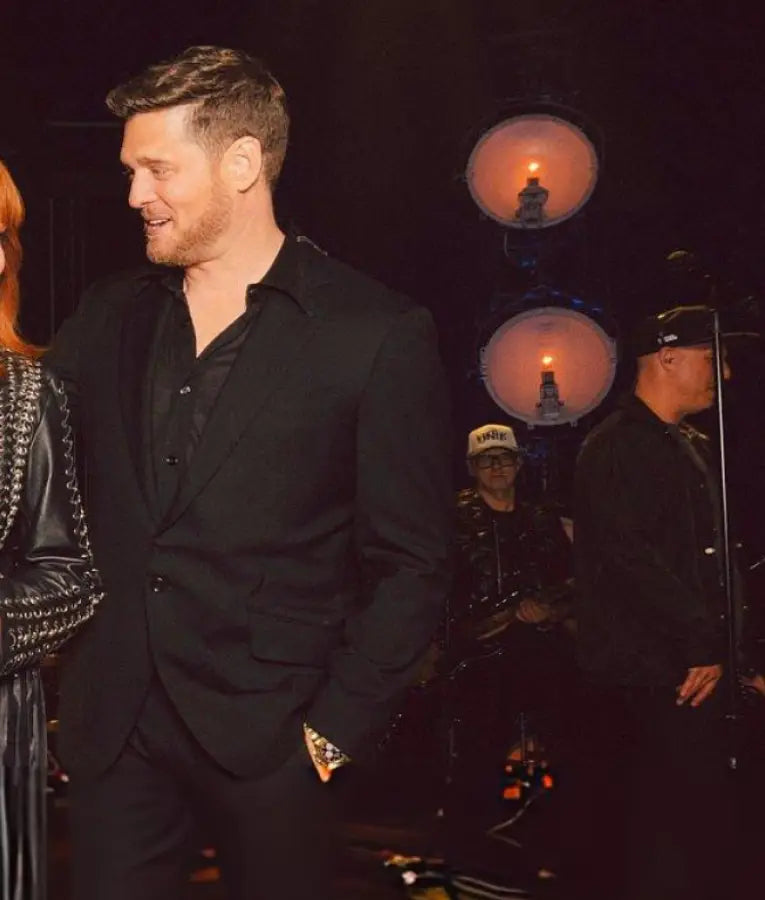 The Voice S28 Michael Buble Black Blazer