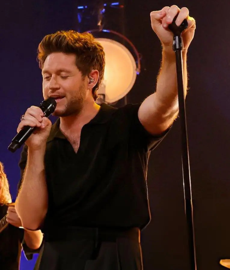 The Voice S28 Niall Horan Black Polo Shirt