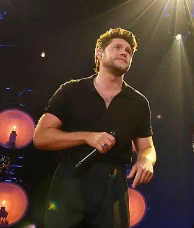 The Voice S28 Niall Horan Black Polo Shirt
