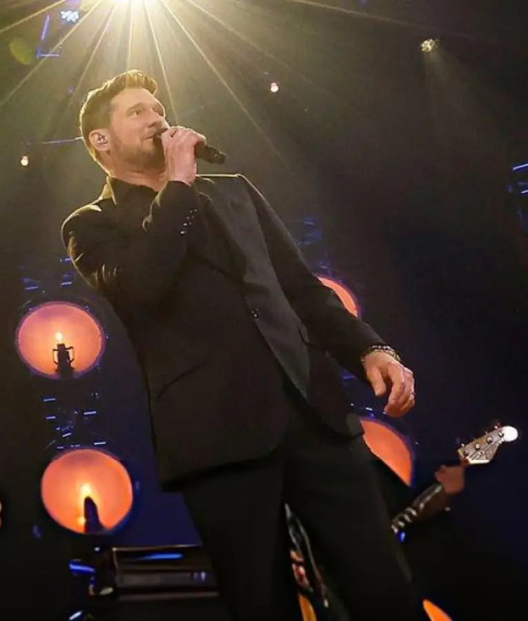 The Voice S28 Michael Buble Black Blazer