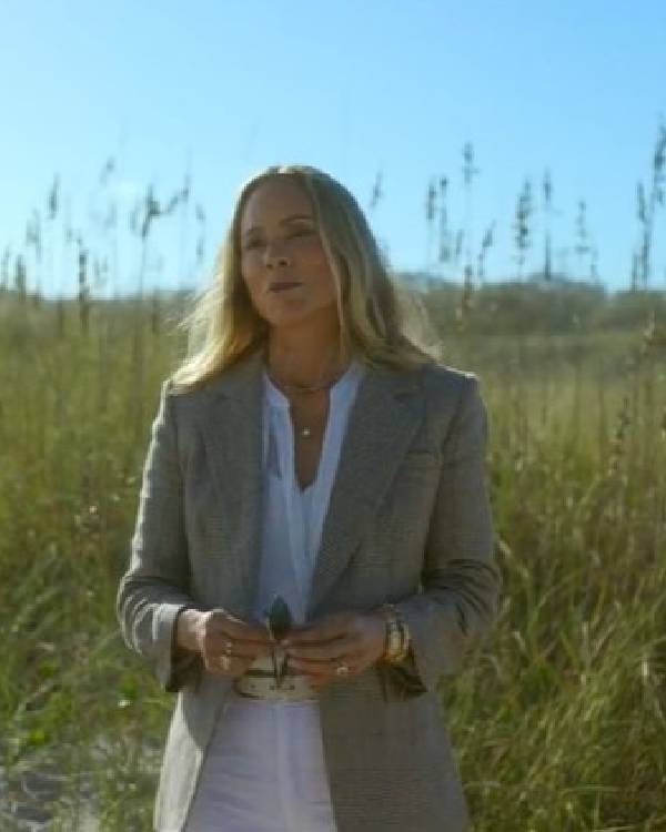 The Waterfront Maria Bello Blazer