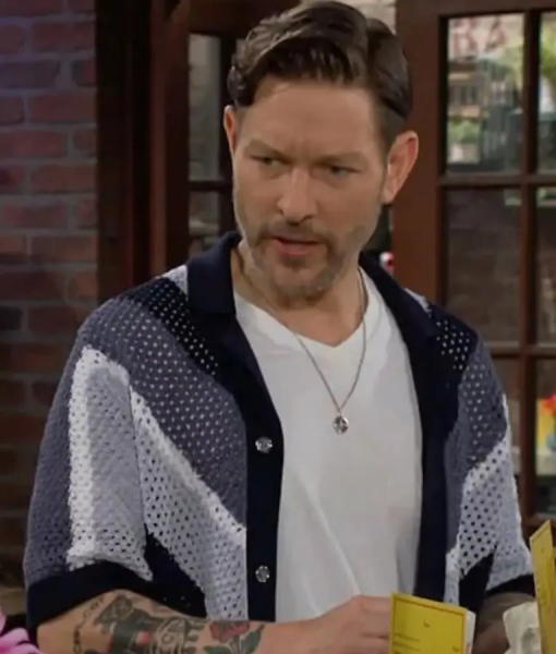 The Young and the Restless Daniel Romalotti Blue Shirt