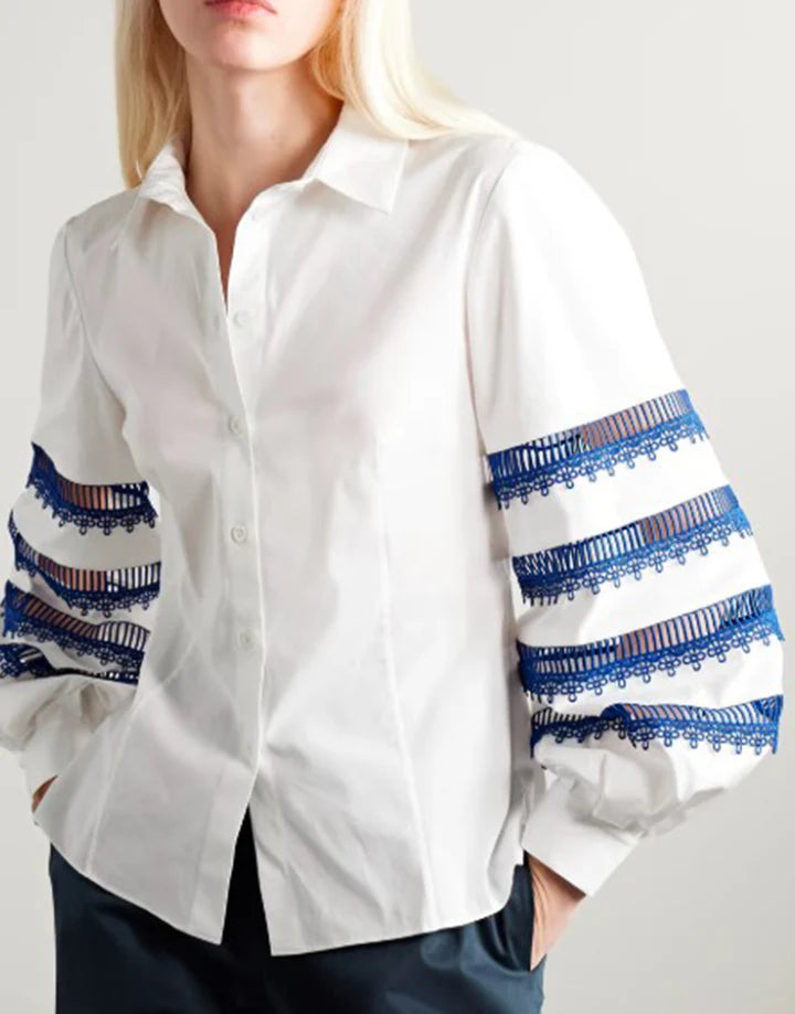 The View 2025 Ana Navarro Puff-Sleeve Shirt