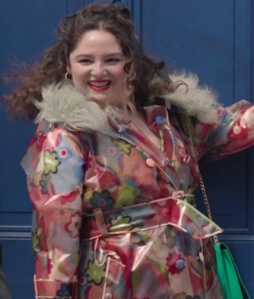 Too Much 2025 Megan Stalter Floral Trench Coat