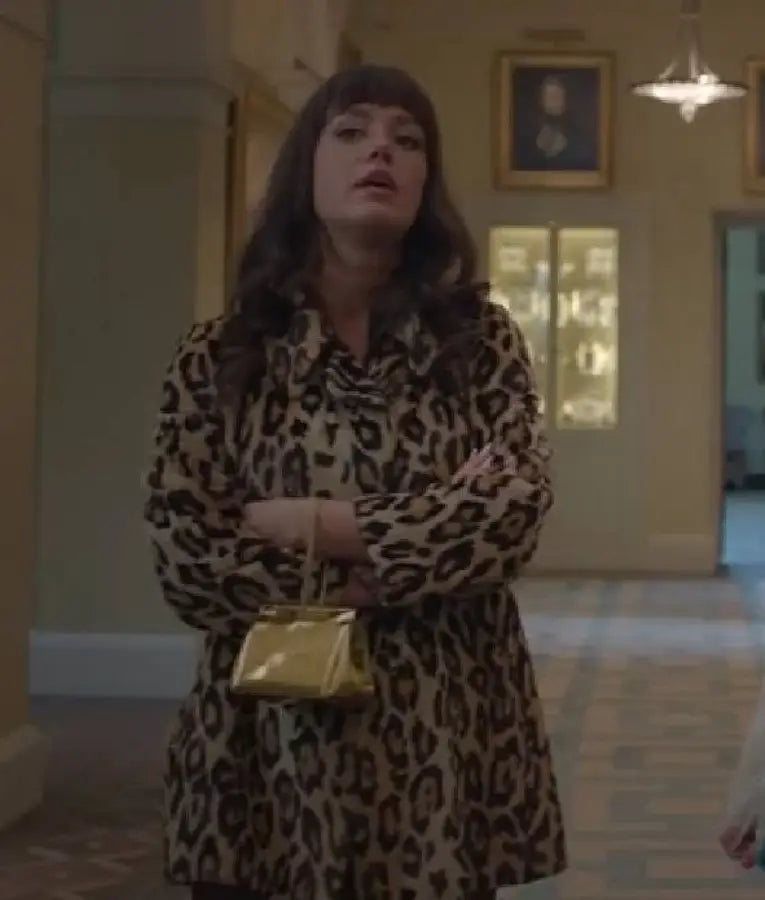 Too Much Adèle Exarchopoulos Leopard Printed Coat