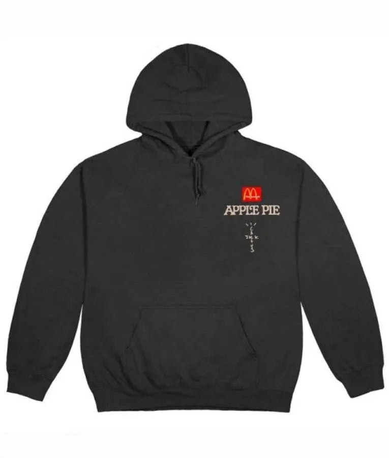Travis Scott Mcdonalds Apple Pie Black Hoodie