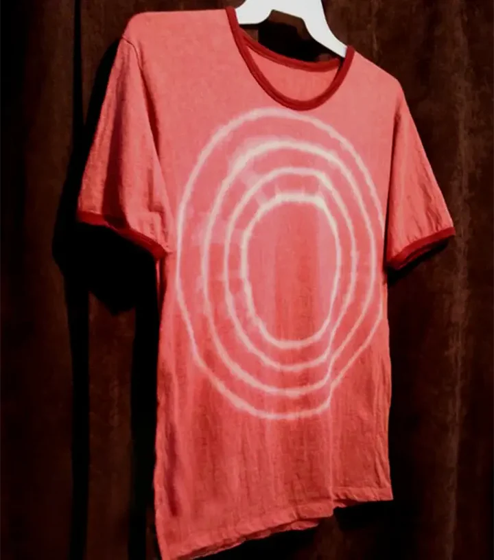 Tyler Durden Red Tie Dye Bullseye Ringer Shirt