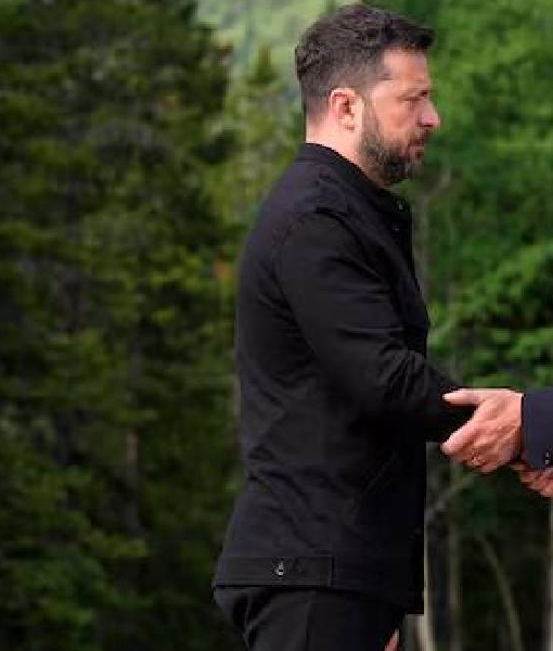 Zelensky Black Jacket