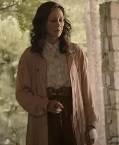 Vera Farmiga The Conjuring: Last Rites Pink Cotton Coat
