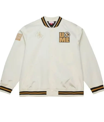 WWE John Cena Sublimated Satin Bomber Jacket