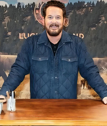 Yellowstone-2024-Cole-Hauser-Dillards-Blue-Quilted-Jacket