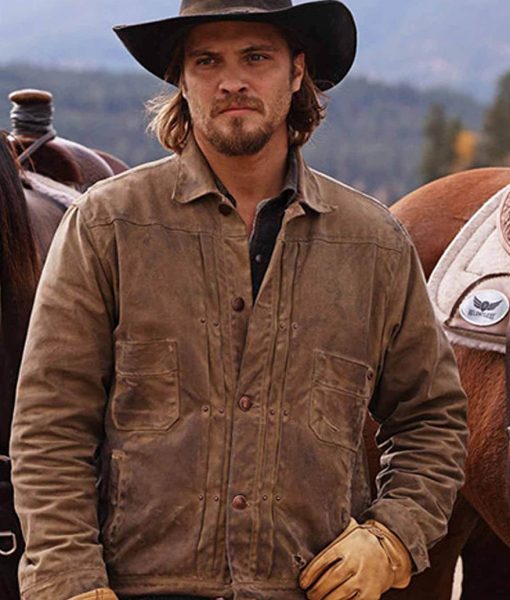 Kayce Brown Cotton Waxed Jacket