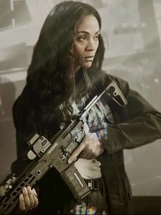 Zoe Saldana Special Ops Lioness Black Jacket