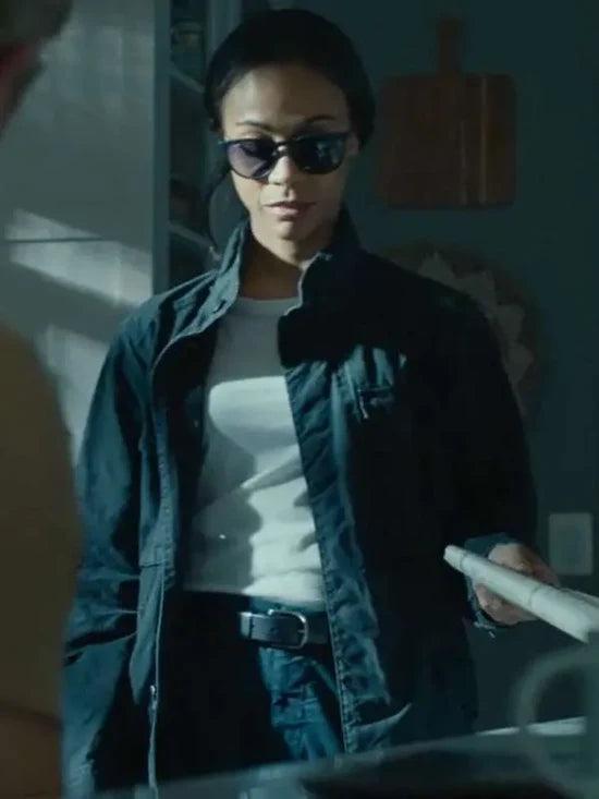 Zoe Saldana Special Ops Lioness Black Jacket