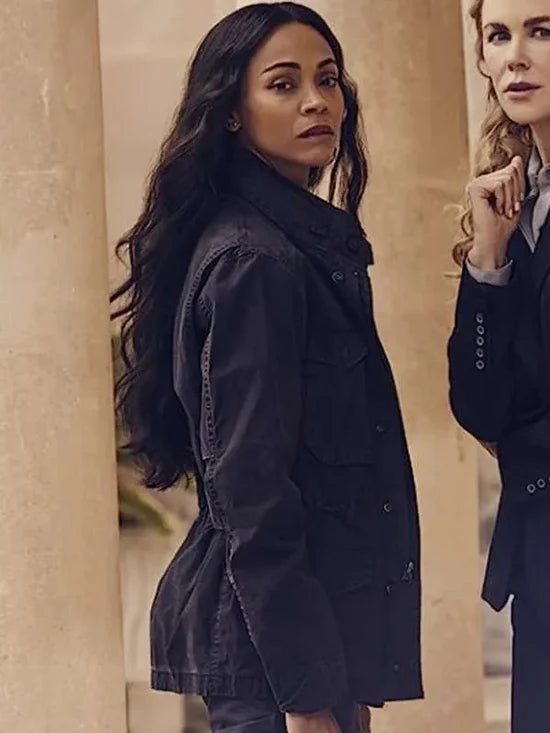Zoe Saldana Special Ops Lioness Black Jacket