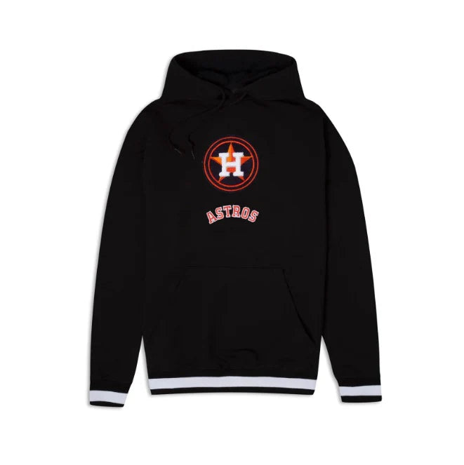 New Era Houston Astros Logo Select Black White Pullover Hoody