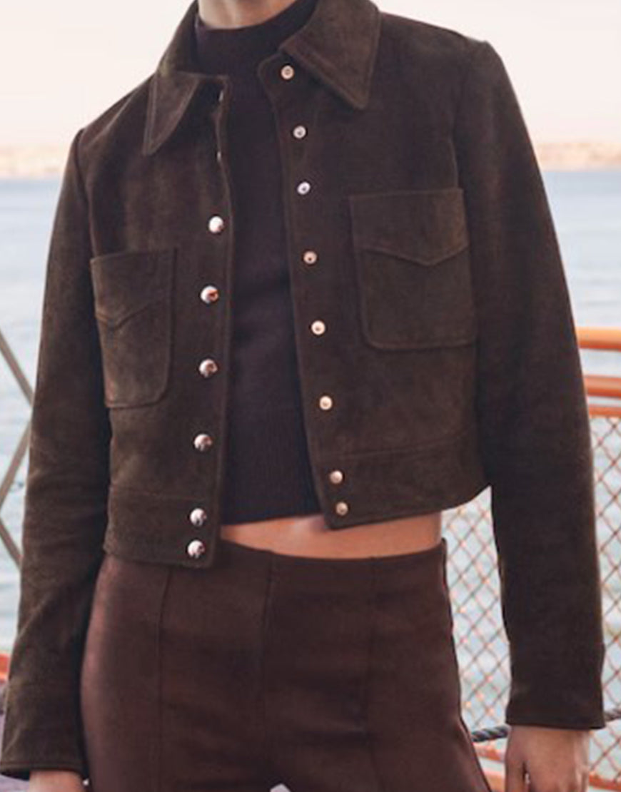 After Midnight 2025 Taylor Tomlinson Brown Jacket