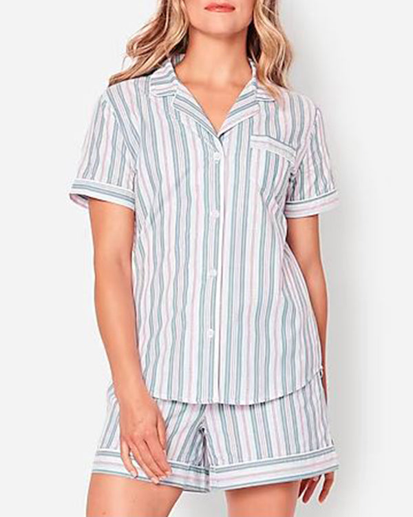 The Four Seasons Tina Fey Striped Pajamas