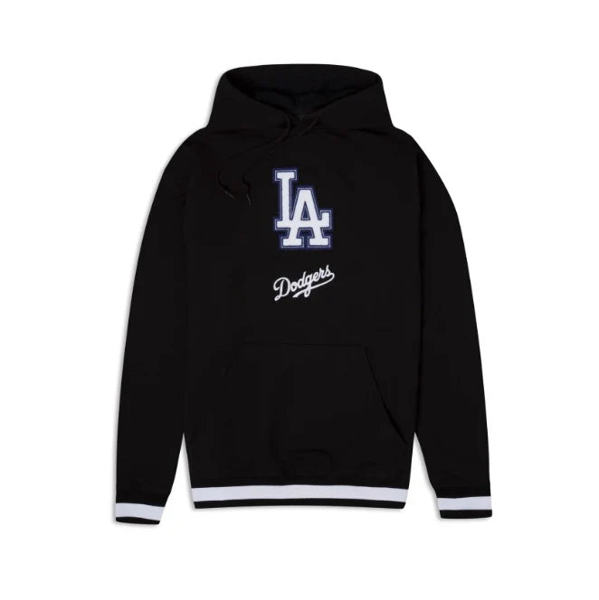 New Era Los Angeles Dodgers Logo Select Black White Pullover Hoody