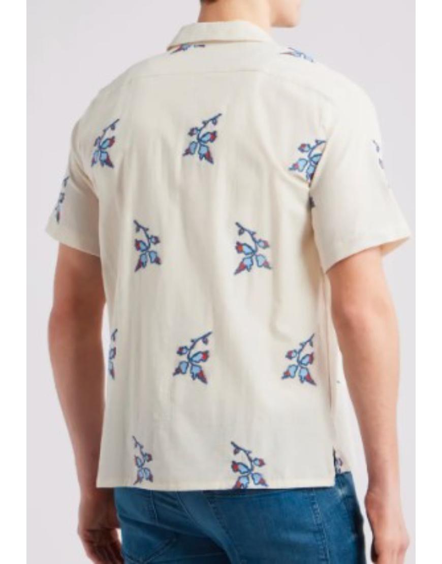 Access Hollywood 2025 Scott Evans Floral Camp Shirt