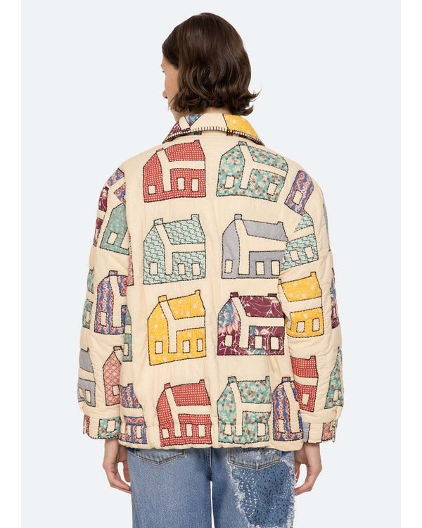 Amy Schumer NYC 2025 Colorful Sea Jacket