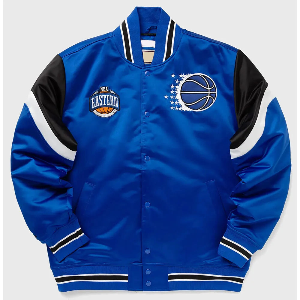 Orlando Magic Heavyweight Blue Satin Jacket