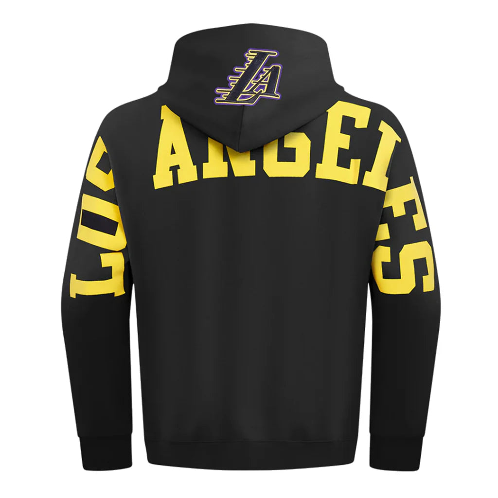 Pro Standard Los Angeles Lakers Wingspan Drop Shoulder Black Hoody
