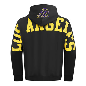 Pro Standard Los Angeles Lakers Wingspan Drop Shoulder Black Hoody