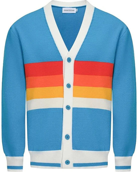 The Thundermans Undercover Nathan Broxton Blue Striped Cardigan