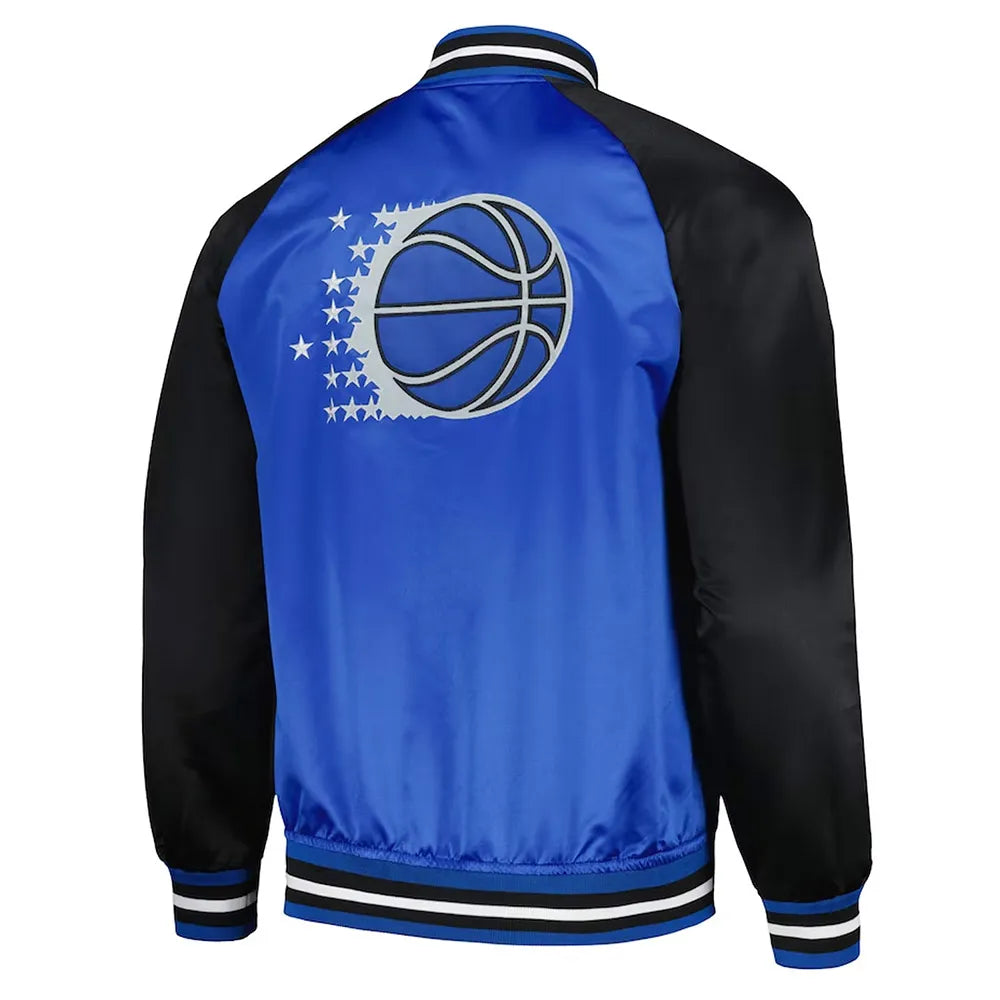 Orlando Magic Double Clutch Blue Satin Jacket