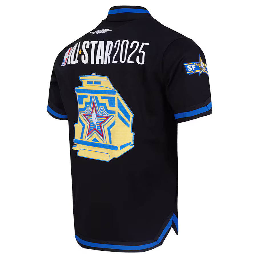 Unisex 2025 NBA All-Star Game Pro Standard Black Full-Snap Warm-Up Jacket