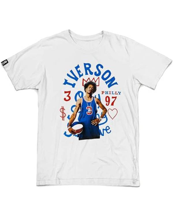 New Height Show Jason Kelce White Graphic T-Shirt